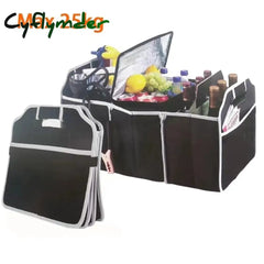 Cyflymder Folding Car Trunk Organizer Storage Bag Non-Woven Fabrics Stowing Tidying Multifunctional
