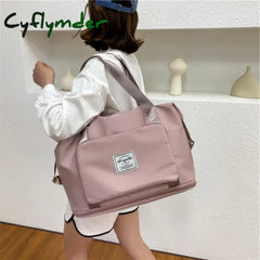 Cyflymder Folding Travel Bag Large Capacity Waterproof Pouch Tote Carry On Luggage Portable