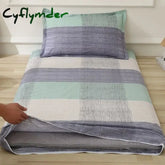 Cyflymder Fully Enclosed with Zipper Mattress Protector Cover Geometric Printed Baby Couple Single Double Bed Sheet