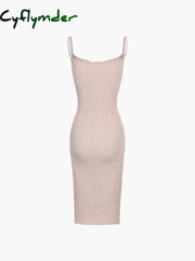 Cyflymder - Gabrielle Button Down Short Sweater Dress Dresses