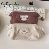 Cyflymder Haile Large Portable Cartoon Dog Pencil Cases Kawaii Pencil Bag School Storage Student