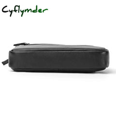 Cyflymder Hand Bag Male Leather Handbag Wristband Hand-Grasp Trend Casual Men’s