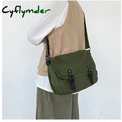 Cyflymder Handbags Women Bags Designer Japanese Tooling Shoulder Bag Female Student Korean Tide