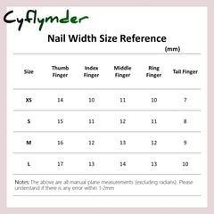 Cyflymder Handmade Y2k Press on Nails Short Korean Cat Eye Reusable Adhesive False Nails with Charm Artifical Nail Tips