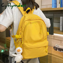 Cyflymder Harajuku Girl Fashion Waterproof Bag Women Kawaii Trendy College Student Backpack Lady