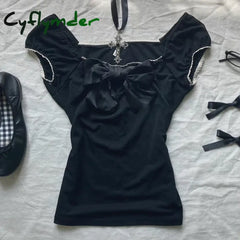 Cyflymder Harajuku Retro Gothic Y2K Emo Girls Camisole Top Sexy Slim Chic Fashion Aesthetic Women’s Crop Tops Punk Hip