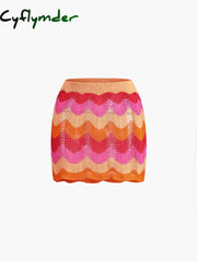 Cyflymder- Heatwave Knit Mini Skirt Skirts