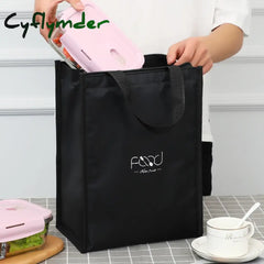 Cyflymder High-Capacity Portable Insulated Lunch Bag Women Kid Picnic Work Travel Food Thermal