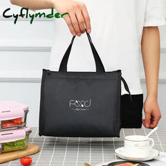 Cyflymder High-Capacity Portable Insulated Lunch Bag Women Kid Picnic Work Travel Food Thermal