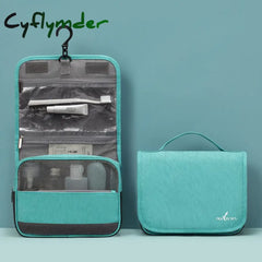 Cyflymder High-End Pu Hanging Makeup Bag Cosmetic Travel Organizer Beautician Women Wash Pouch