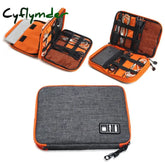 BACK TO SCHOOL High Grade Nylon 2 Layers Travel Electronic Accessories Organizer Bag,Travel Gadget Carry Bag, Perfect Size Fit for iPad