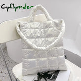 Cyflymder High Quality Space Cotton Ladies Handbags Winter New Fashion Shoulder Crossbody Bags For