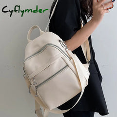 Cyflymder High Quality Women Backpack Multifunction Travel Bag Female Large Capacity Laptop Casual