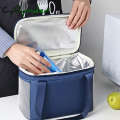 Cyflymder Insulated Cooler Bag Portable Thermal Picnic Lunch Storage Box Camping Food Container Ice