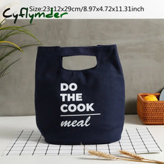 Cyflymder Insulated Heat Lunch Bags Thermal Women Picnic Bento Box Boys Thermo Pouch Fresh Keeping