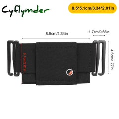 Cyflymder Invisible Wallet Waist Bag Belt Pouch Portable Card Storage For Men Women Passport Holder