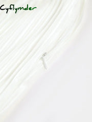 Cyflymder - Ivory Glow Plisse Halter Zippered Open Back Short Dress Dresses