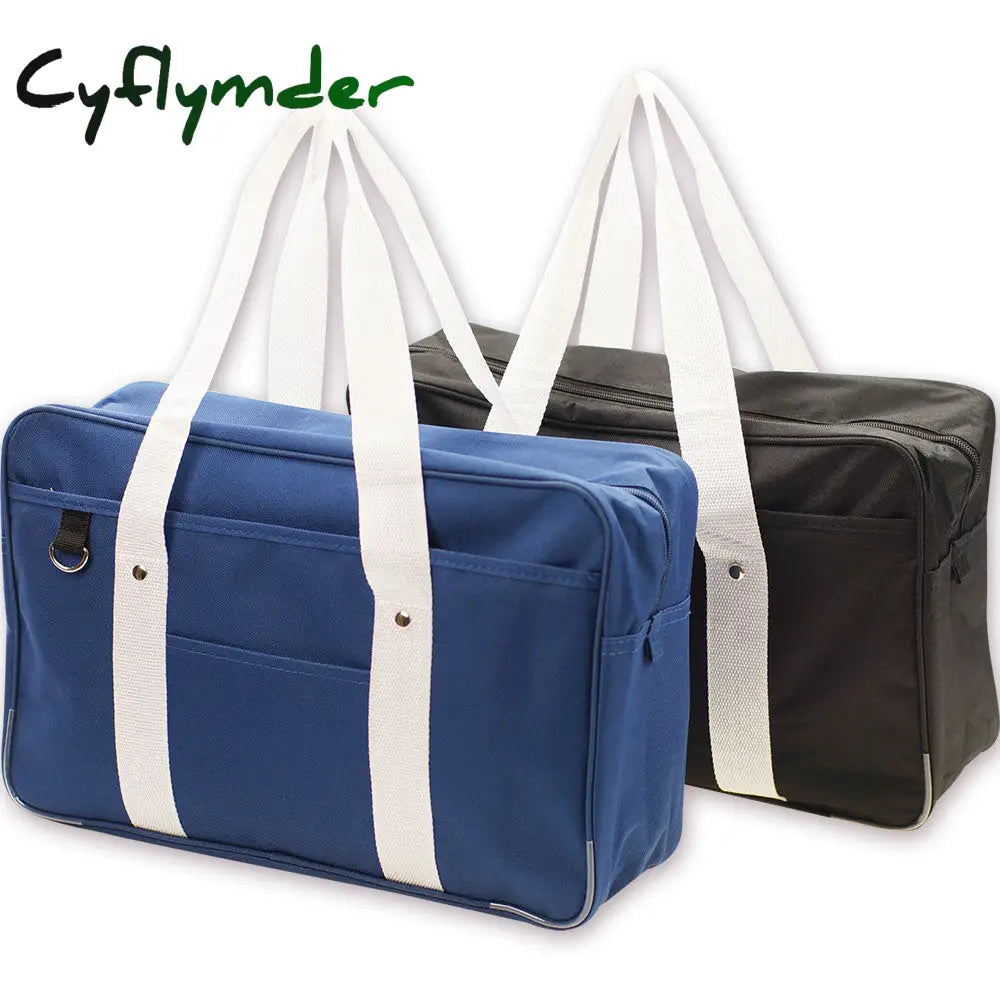 Cyflymder Japanese College Student Bags School Bag Jk Commuter Briefcase Anime Cospaly Costume