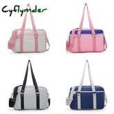 Cyflymder Jk Bag Girly Girl Japanese Student Commuter Briefcase Bookbag Travel Messenger Handbag
