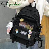 Cyflymder Kawaii Women Backpack For Girl School Bag Waterproof Travel Mochila Fashion Female