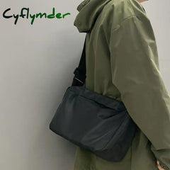 Cyflymder Korean Canvas Crossbody Bag For Women Nylon Waterproof Female Handbags Girl Student