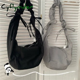 Cyflymder Korean Canvas Crossbody Bag For Women Nylon Waterproof Female Handbags Girl Student