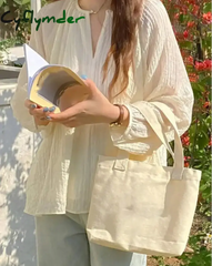 Korean Fashion Women V Neck Long Sleeve Blouse Summer Shirt Elegant Solid Pleated Tops Casual Holiday Party Blusas