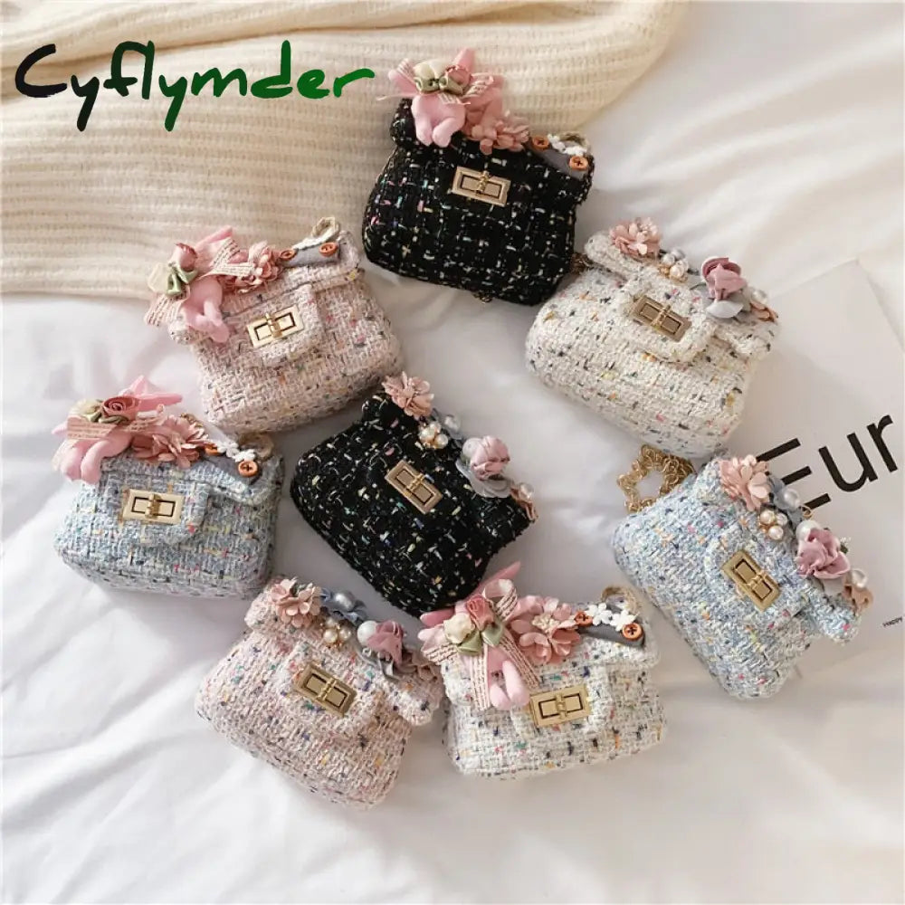 Cyflymder Korean Style Kids Purses And Handbags Cute Mini Crossbody Little Girl Rabbit Messenger