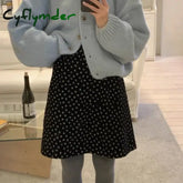 Cyflymder Korean Style Sweet Mini Skirt Women Elegant Vintage Floral Print Short Skirts Kawaii Preppy Style A-line