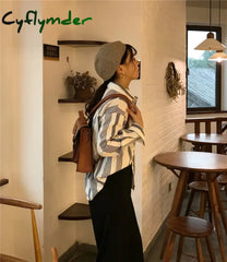 Cyflymder Korean Vintage Women Backpacks Preppy Style Student Backpack Multifunctional Female