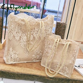 Cyflymder Lace Ladies Handbag Summer Beach Wedding Bridal Party Hand Bag Bolsa Feminina Women’s
