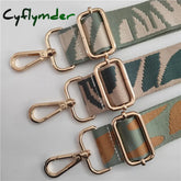 Cyflymder Ladies Adjustable Shoulder Bag Strap Contrast Color Webbing Handle Replacement Belt Women
