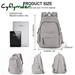 Cyflymder Laptop Backpack For Women Anti Theft Work 14 Inch School Nurse Bookbag Teenage Girls Boys