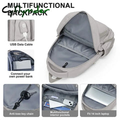 Cyflymder Laptop Backpack For Women Anti Theft Work 14 Inch School Nurse Bookbag Teenage Girls Boys