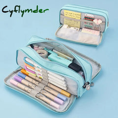 Cyflymder Large-Capacity Cosmetic Bag Travel Convenient Toilet Men’s Outdoor Storage Waterproof