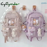 Cyflymder Large-Capacity High School Student Backpack Ins Japanese Junior Bag Female Mori Girl