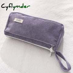 Cyflymder Large Capacity Pencil Bag Fountain Pen Storage Bag Korean Multifunctional Stationery Box