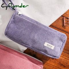 Cyflymder Large Capacity Pencil Bag Fountain Pen Storage Bag Korean Multifunctional Stationery Box