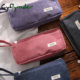 Cyflymder Large Capacity Pencil Bag Fountain Pen Storage Bag Korean Multifunctional Stationery Box