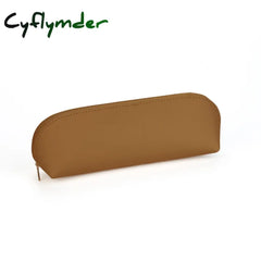 Cyflymder Large Capacity Pencil Bagstationery Holder Pu Leather Pen Case Children Zipper Pouch