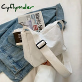 Cyflymder Large-Capacity Shoulder Bag New Women’s Fashion Simple Commuter Messenger Tote Black