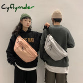 Cyflymder Large Capacity Storage Waist Bag Canvas Fanny Pack For Men And Women Big Blet