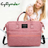 Cyflymder Large Capacity Waterproof Casual Laptop Bag Milk Bottle Baby Nappy Diaper Mummy Daddy
