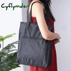 Large Capacity Waterproof Oxford Cloth Reusable Foldable Shopping Bag Tote Bag Shoulder Bag Washable Shopper Storage Bag Handbag