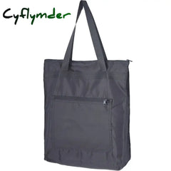 Cyflymder Large Capacity Waterproof Oxford Cloth Reusable Foldable Shopping Bag Tote Shoulder