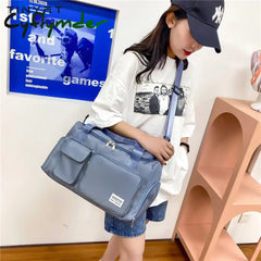 Cyflymder Large Capacity Women’s Travel Bag Casual Weekend Handbag Ladies Sports Yoga Luggage