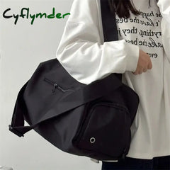 Cyflymder Large Crossbody Travel Tote Bags For Women 2024 Canvas Shoulder Messenger Bag Sports Yoga