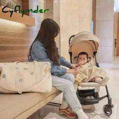 Cyflymder Large Maternity Bag For Baby Diaper Maternal Mommy Quilted Nappy Packs Toiletry Labour