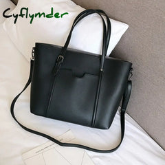 Cyflymder Large Women Handbag Pu Leather Shoulder Bags Famous Designer Crossbody Ladies Casual