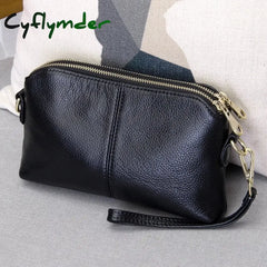 Cyflymder Leather High Quality Clutch Bag Fashion Small Crossbody Bags For Women Luxury Handbag